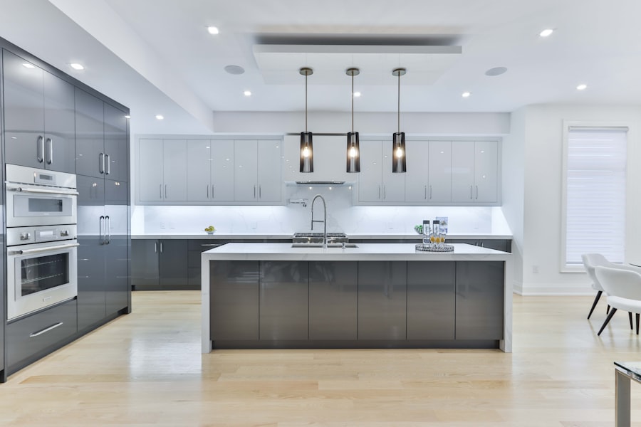 Modern kitchen cabinets